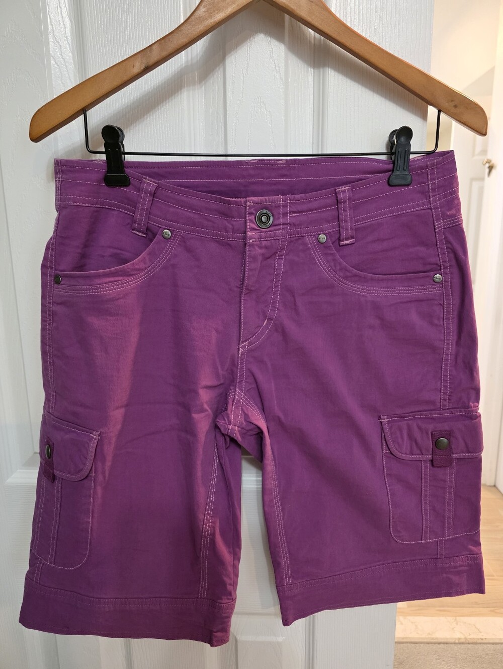 Bright Magenta Cargo Shorts